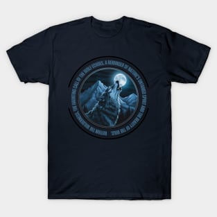 Howling Wolf Full Moon T-Shirt